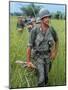 US Army Captain Robert Bacon Leading a Patrol During the Early Years of the Vietnam War-Larry Burrows-Mounted Photographic Print