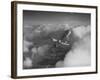 US Army's Ryan, Dragonfly, YO-51 Observation Plane Soaring Above the Clouds-Peter Stackpole-Framed Photographic Print