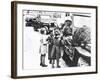 Us Army Soldier Greeting Children with Sweets, Germany, 1945-null-Framed Photographic Print