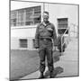 US Army Soldier Poses for a Photo on Base, Ca. 1954-null-Mounted Photographic Print