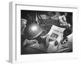 US Army Soldiers Brought in to Restore Order-null-Framed Photographic Print