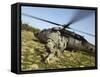 US Army Soldiers Prepare to Board a UH-60 Black Hawk Helicopter-Stocktrek Images-Framed Stretched Canvas