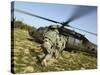 US Army Soldiers Prepare to Board a UH-60 Black Hawk Helicopter-Stocktrek Images-Stretched Canvas