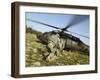 US Army Soldiers Prepare to Board a UH-60 Black Hawk Helicopter-Stocktrek Images-Framed Photographic Print