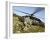 US Army Soldiers Prepare to Board a UH-60 Black Hawk Helicopter-Stocktrek Images-Framed Photographic Print