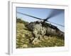 US Army Soldiers Prepare to Board a UH-60 Black Hawk Helicopter-Stocktrek Images-Framed Photographic Print