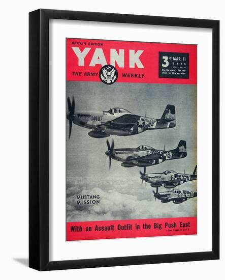 Us Army Yank Magazine British Edition, 11th March 1945-null-Framed Giclee Print