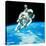 US Astronaut Bruce Mccandless Conducting Space Walk During Challenger IV Space Shuttle Mission-null-Stretched Canvas