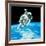 US Astronaut Bruce Mccandless Conducting Space Walk During Challenger IV Space Shuttle Mission-null-Framed Premium Photographic Print