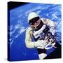 Us Astronaut Edward H. White II Carrying Out External Tasks-null-Stretched Canvas