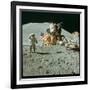 US Astronaut James B. Irwin Standing on Moon Beside the Lunar Roving Vehicle with Lunar Module-null-Framed Photographic Print