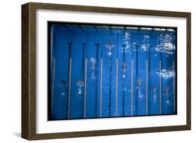 US Athlete Mark Spitz Leads in the 200 Meter Butterfly at the Summer Olympics-Co Rentmeester-Framed Photographic Print