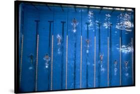 US Athlete Mark Spitz Leads in the 200 Meter Butterfly at the Summer Olympics-Co Rentmeester-Stretched Canvas