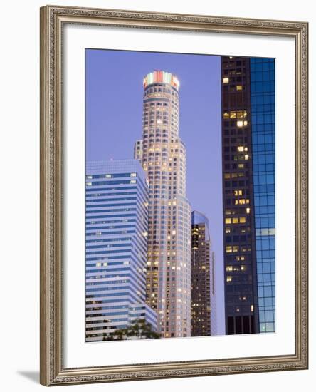 Us Bank Tower in Los Angeles, California, United States of America, North America-Richard Cummins-Framed Photographic Print