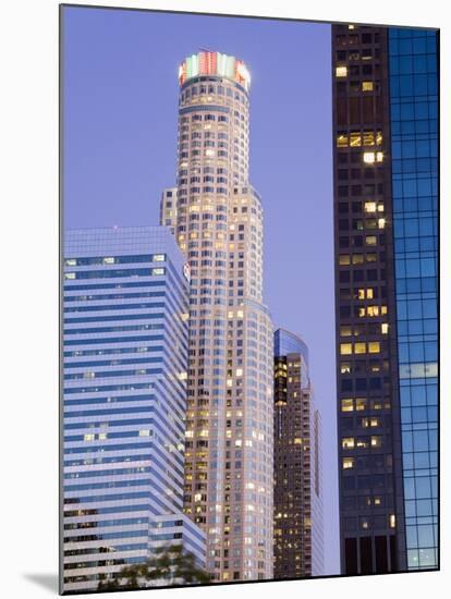 Us Bank Tower in Los Angeles, California, United States of America, North America-Richard Cummins-Mounted Photographic Print