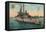 Us Battleship Iowa, C1908-null-Framed Stretched Canvas