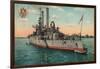 Us Battleship Iowa, C1908-null-Framed Giclee Print