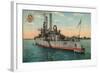 Us Battleship Iowa, C1908-null-Framed Giclee Print