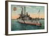 Us Battleship Iowa, C1908-null-Framed Giclee Print