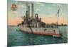 Us Battleship Iowa, C1908-null-Mounted Giclee Print