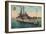 Us Battleship Iowa, C1908-null-Framed Giclee Print