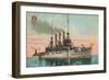 Us Battleship Missouri, C1908-null-Framed Giclee Print