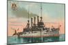 Us Battleship Missouri, C1908-null-Mounted Giclee Print