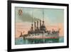 Us Battleship Missouri, C1908-null-Framed Giclee Print