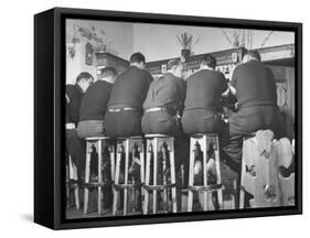 US Bobsledding Team Drinking Beer as Part of Diet to Keep Weight Up-null-Framed Stretched Canvas