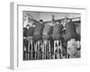 US Bobsledding Team Drinking Beer as Part of Diet to Keep Weight Up-null-Framed Photographic Print