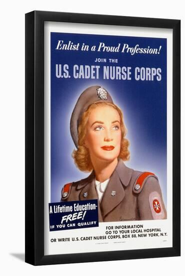 US Cadet Nurses Corps-null-Framed Poster