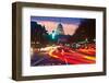 US Capitol Building at dusk, Pennsylvania Avenue, Washington DC, USA-null-Framed Photographic Print