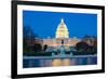 US Capitol Building at Dusk, Washington Dc, USA-vichie81-Framed Photographic Print