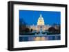 US Capitol Building at Dusk, Washington Dc, USA-vichie81-Framed Photographic Print