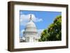 US Capitol Building in a Cloudy Summer Day - Washington DC-Orhan-Framed Photographic Print