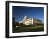 US Capitol Complex and Capitol Building Showing Current Renovation Work on Dome, Washington DC, USA-Mark Chivers-Framed Photographic Print