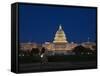 US Capitol Complex, Capitol and Senate Building Showing Current Renovation Work, Washington DC, USA-Mark Chivers-Framed Stretched Canvas