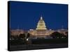 US Capitol Complex, Capitol and Senate Building Showing Current Renovation Work, Washington DC, USA-Mark Chivers-Stretched Canvas