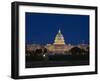 US Capitol Complex, Capitol and Senate Building Showing Current Renovation Work, Washington DC, USA-Mark Chivers-Framed Premium Photographic Print