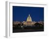 US Capitol Complex, Capitol and Senate Building Showing Current Renovation Work, Washington DC, USA-Mark Chivers-Framed Premium Photographic Print