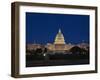 US Capitol Complex, Capitol and Senate Building Showing Current Renovation Work, Washington DC, USA-Mark Chivers-Framed Photographic Print