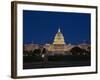 US Capitol Complex, Capitol and Senate Building Showing Current Renovation Work, Washington DC, USA-Mark Chivers-Framed Photographic Print