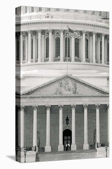 US Capitol Front View-Jeff Pica-Stretched Canvas
