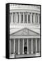 US Capitol Front View-Jeff Pica-Framed Stretched Canvas