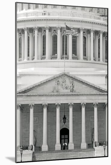 US Capitol Front View-Jeff Pica-Mounted Photographic Print