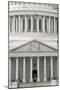 US Capitol Front View-Jeff Pica-Mounted Photographic Print