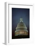US Capitol in Fog-Joseph Sohm-Framed Photographic Print