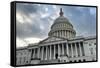 Us Capitol in Washington Dc-demerzel21-Framed Stretched Canvas