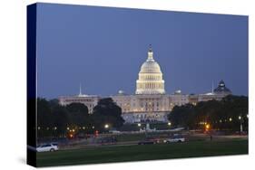 US Capitol Panoramic at Night as Seen from the Mall.-Ambient Ideas-Stretched Canvas