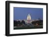 US Capitol Panoramic at Night as Seen from the Mall.-Ambient Ideas-Framed Photographic Print